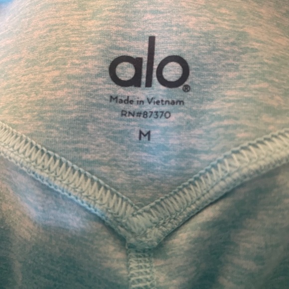 Alo Yoga Blue Quartz Alosoft Lounge Leggings Blue - Picture 5 of 7